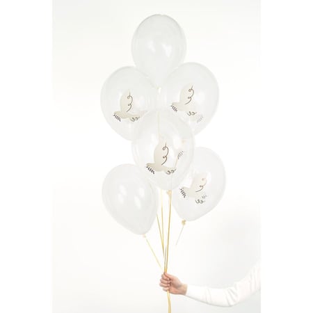 6 Ballons Colombe