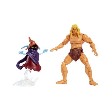 Maîtres de l'Univers : Revelation Masterverse 2022 - Figurines Deluxe Savage He-Man & Orko 18 c