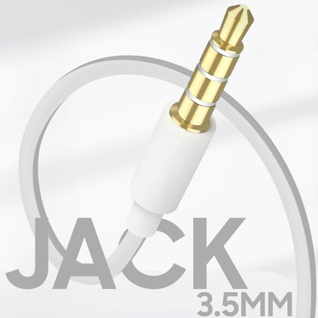 Écouteurs Filaires Jack 3.5mm Son Clair Micro et Télécommande