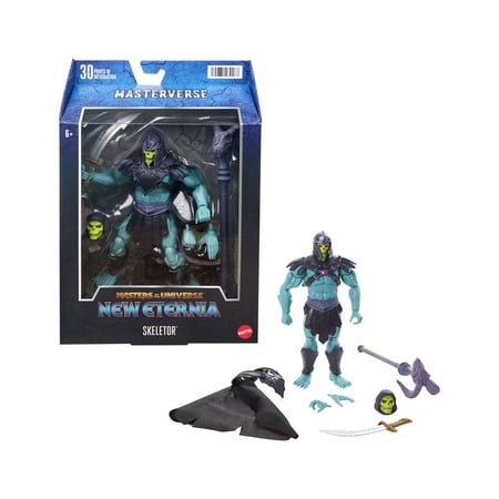 Les Maîtres de l'Univers New Eternia Masterverse 2022 - Figurine Barbarian Skeletor 18 cm