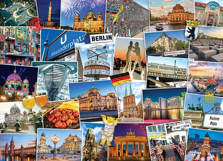 Puzzle 1000 pièces - Globetrotter - Berlin - Eurographics