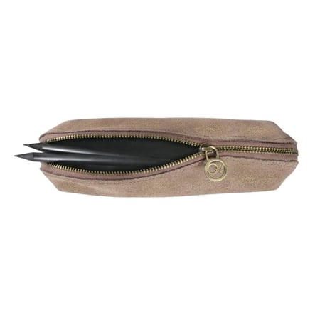 TROUSSE LOTUS - CUIR Julo - 21x6,5x6,5 cm