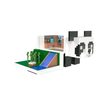 Minecraft - Playset Mob Head Minis La maison du Panda