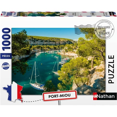 Puzzle Calanque de Port-Miou 1000 pcs - Nathan