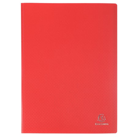 Protège-documents en polypropylène souple OPAK 40 vues - A4 - Rouge - x 20 - Exacompta