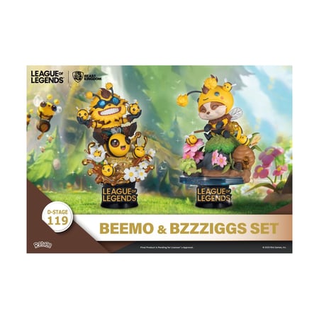 League of Legends - Diorama D-Stage Beemo & BZZZiggs 15 cm