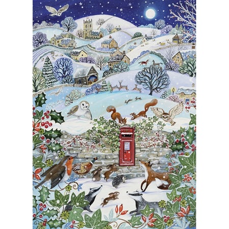 Puzzle 500 Pièces Village Sous La Neige - ALLIPSON