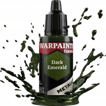 Peinture métallique pour figurines - ARMY PAINTER - Peintures de Guerre Fanatique - Émeraude foncée