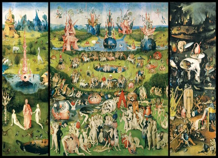 Puzzle 1000 pièces - Heironymus Bosch - Le Jardin des Délices - Eurographics