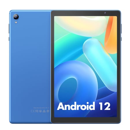 Tablette Android 12 Quad Core 10 pouces WiFi Bluetooth + SD 64Go Bleu YONIS