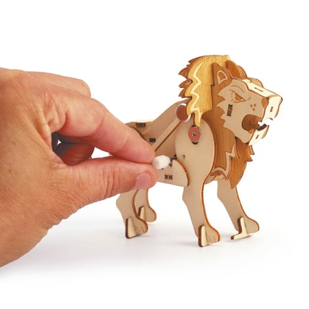 Maquette 3D mécanique Lion 14 cm - Jeux de construction
