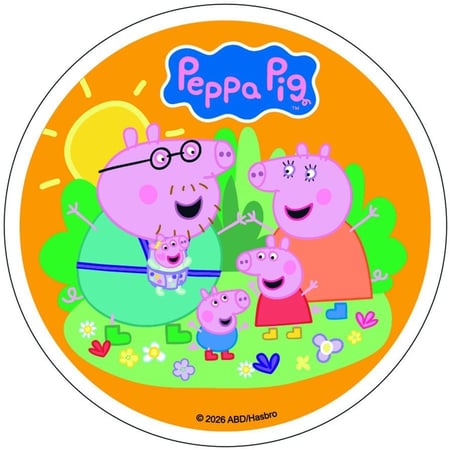 Disque Azyme Peppa Pig 21 cm