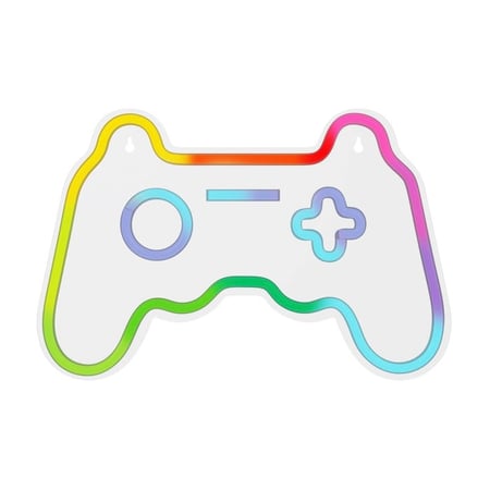 FOREVERLIGHT - Neon LED mural plexi MANETTE RGB + TELECOMMANDE