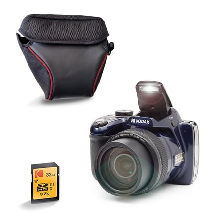 KODAK Pixpro Astro Zoom AZ528 - Appareil Photo Numérique Bridge, Zoom X52, Grand Angle de 24 mm, 16 Mégapixels CMOS, LCD 3", Wi-Fi, Rafale 6 i/s, Contrôle sans fil