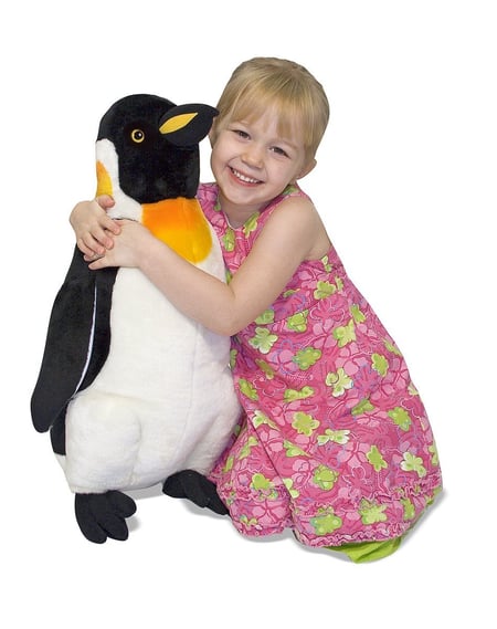 Peluche geante Pingouin Peluche et Doudou Jeux d eveil Cultura