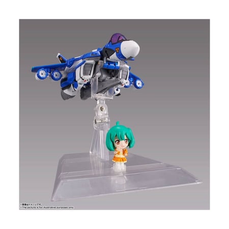 Macross Frontier - TINY SESSION VF-25G MESSIAH VALKYRIE (MICHAEL USE) with RANKA 10 cm