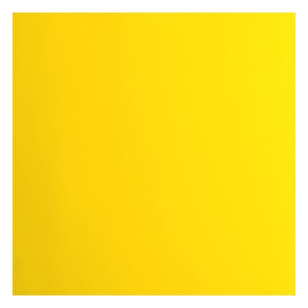 Papier cartonné Florence - Lisse - 20 feuilles - Jaune Citron - 30,5x30,5 cm - 216 g/m²