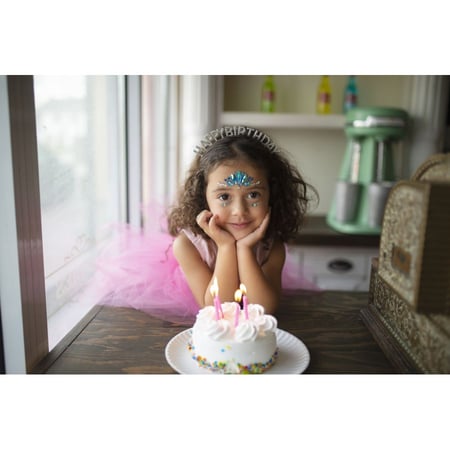 Serre-tête Joyeux Anniversaire Boland - Tiara Dorée Et Noire, Pour Fête, Carnaval, Déguisement