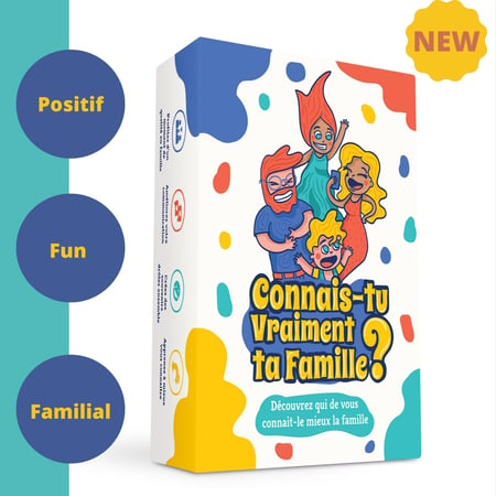 Connais-tu Vraiment ta Famille Le Jeu Familial délirant Plein de devinettes  quizz et défis pour découvrir Qui connait Le Mieux la Famille Jeu de Societe  Famille Jeux de société Enfant Parents