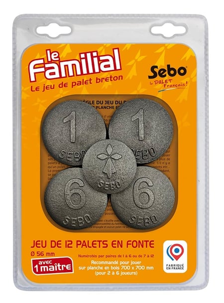 YDDS Lot de 8 palets de jeu d'intérieur - Diamètre 53 mm