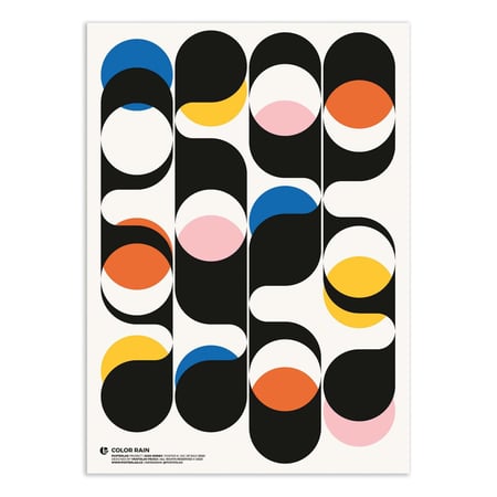 Affiche 30 x 40 cm - Color rain - Posterlad