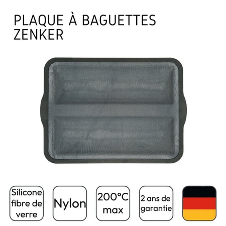 Moule Baguette de Pain Silicone (4 baguettes)