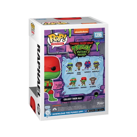 Les Tortues Ninja - Figurine POP! Raphael 9 cm