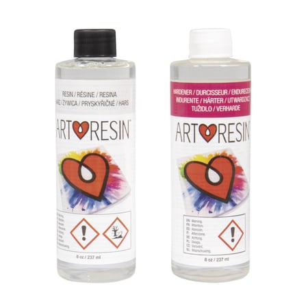 Art Resin Résine époxy, 2 x 237ml / 8oz, 2 flacons