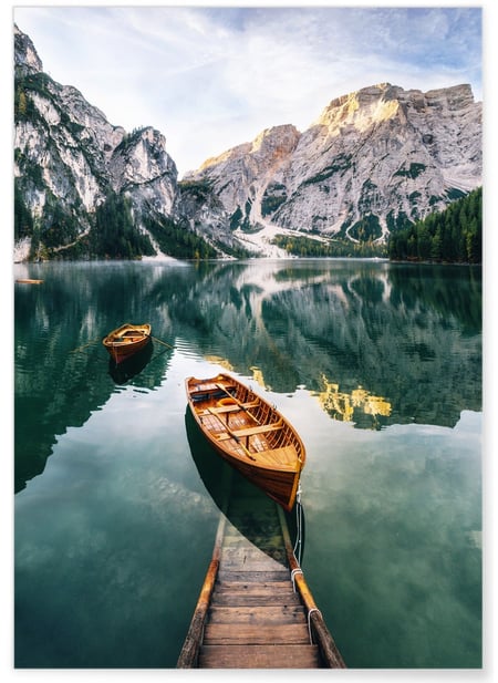 Poster Nature Lac | A3 : 29,7x42cm