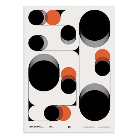 Affiche 30 x 40 cm - Concerto 4 - Posterlad