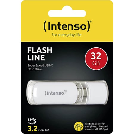 Clé Intenso USB-C 3.2 Gen 32Go - Flash Line OTG