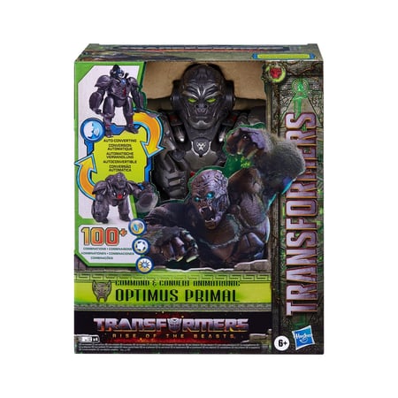Transformers : Rise of the Beasts - Figurine électronique Command & Convert Animatronic Optimus