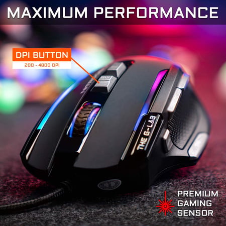 Clavier gaming Glab Neon - retroeclaire