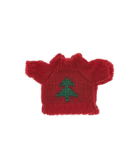 Pull en maille miniature Sapin appartenant à la gamme Monde des lutins de la marque Rico Design multicolor