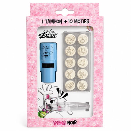 Tampon Diddl avec 10 Motifs Interchangeables - Kontiki