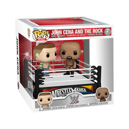 Catch - Pack 2 figurines POP! Cena vs Rock 9 cm