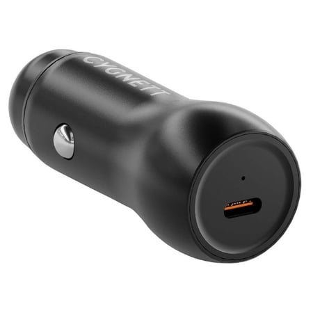 CYGNETT Chargeur Voiture Allume-Cigare USB-C 30W Power Delivery Noir