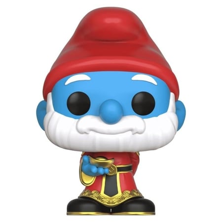 Les Schtroumpfs - Figurine POP! Grand Schtroumpf Édition Exclusive 9 cm - Funko