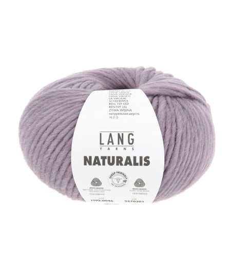 Pelote de laine Mérinos à tricoter Naturalis - Lang Yarns 46 parme