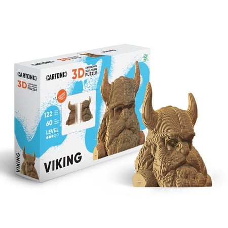 Cartonic® Sculpture-Puzzle 3D carton - Viking