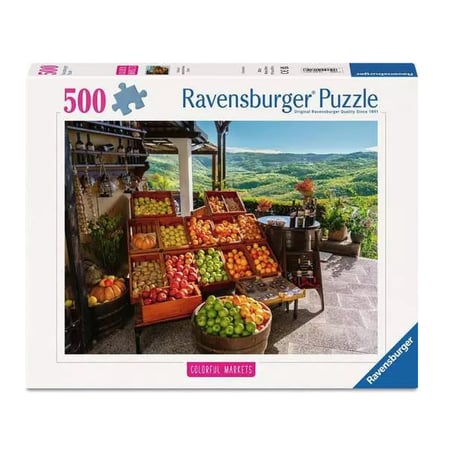 Puzzle 500 pieces - Marche de fruits et legumes - Croatie