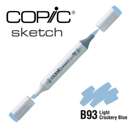 Copic - Marqueur à l'alcool Copic Sketch B93 Light Crockery Blue