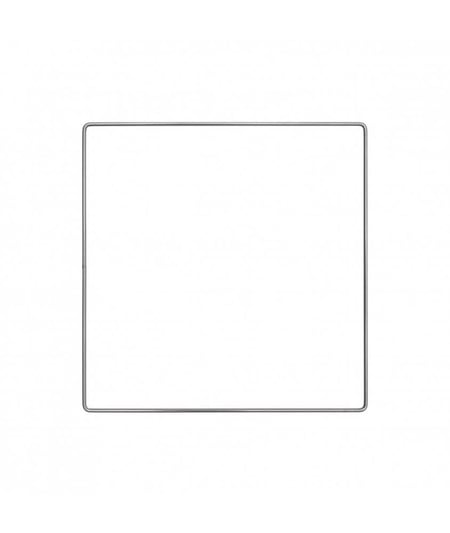 Anneau de métal CARRE ANTHRACITE 20 cm et 30 cm pour décoration murale - Rico Design 20 Cm gris