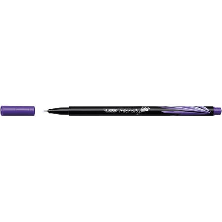 Feutre fineliner pointe fine 0,4 mm - BIC - Violet - Intensity