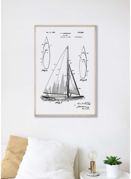 Affiche Brevet Bateau | A3 : 29,7x42cm- Imagerie Murale - Encadrement ...
