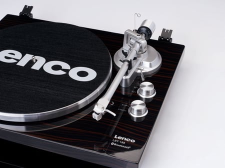 Platine vinyle connexion bluetooth et USB Lenco LBT-188 noisette