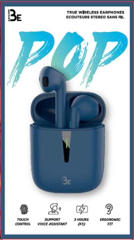 Ecouteurs sans fil POP 2 Blue element truwireless -