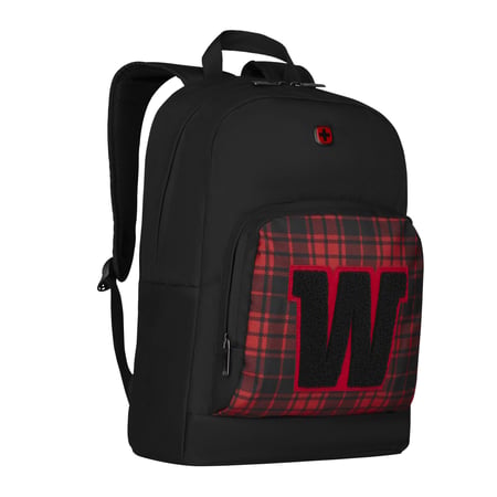 Sac à dos scolaire Wenger - BTS 2021 Crango - Compartiment ordinateur portable 16' - Multipoches - Bretelles confortables - Noir