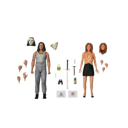 Les Tortues Ninja - Pack 2 figurines April O'Neil & Casey Jones 18 cm