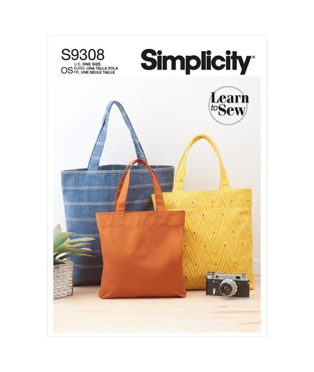 Patron Simplicity 9308 - Sacs cabas taille n°toutes les tailles